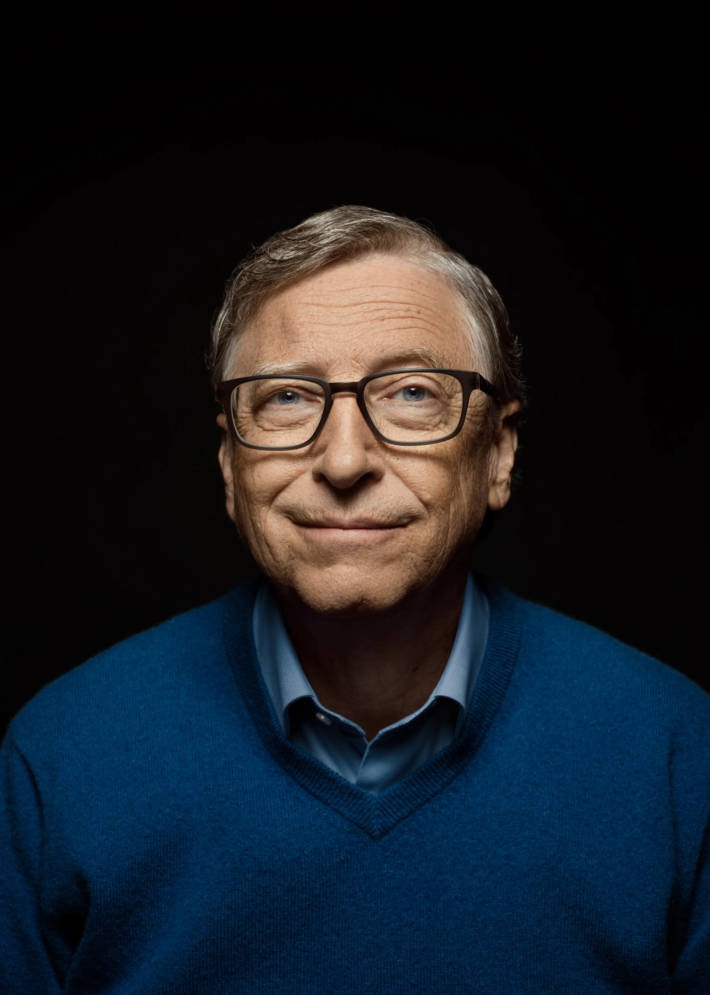 Portrait of Bill Gates for Wired Magazine